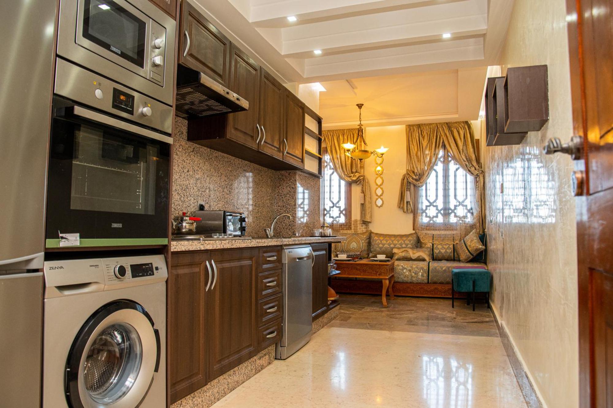 Appartement Tibouda House Deluxe Avec Piscine - Familiale